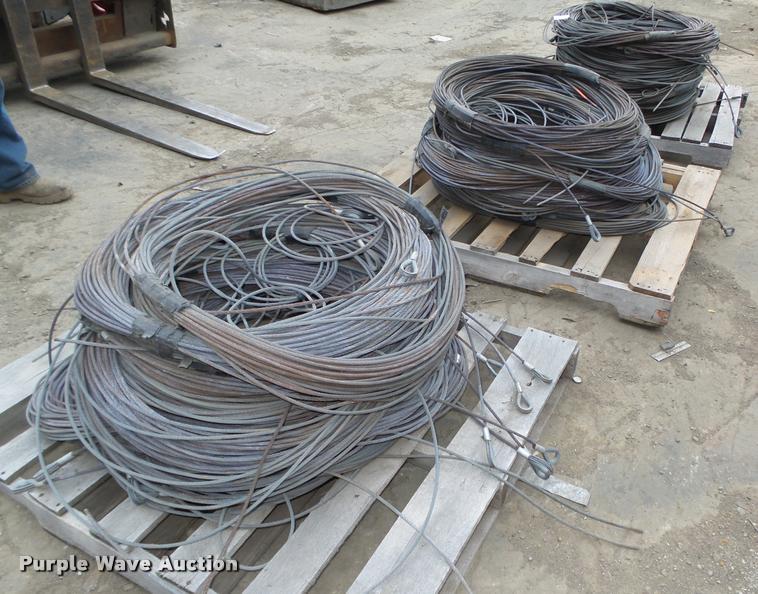 image for item CA9327 (54) rolls of 1/4" wire rope