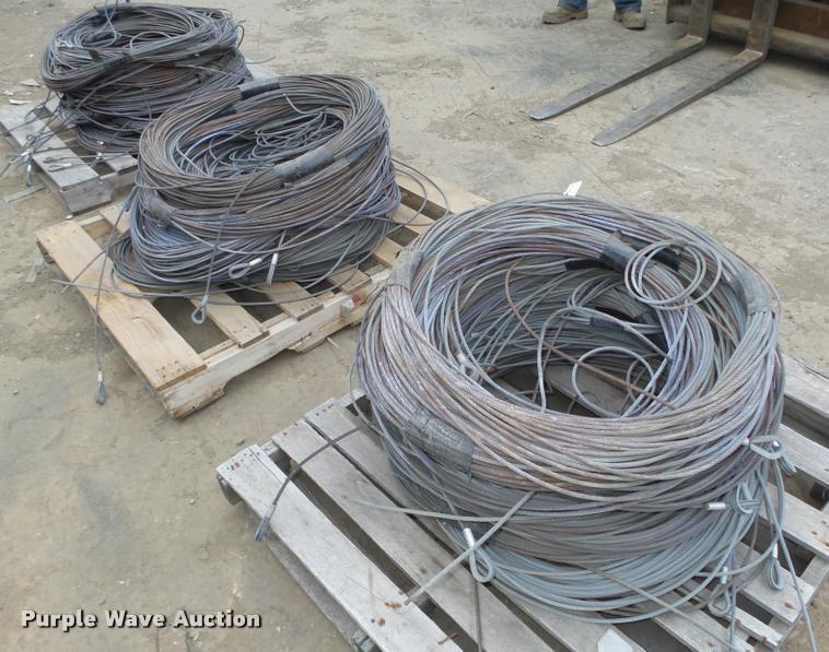 image for item CA9327 (54) rolls of 1/4" wire rope