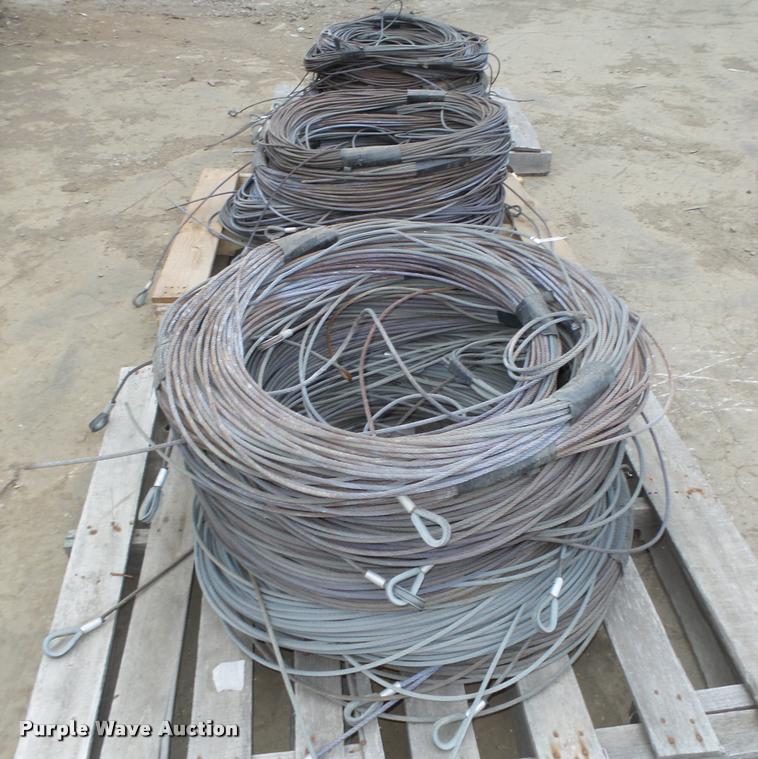 image for item CA9327 (54) rolls of 1/4" wire rope