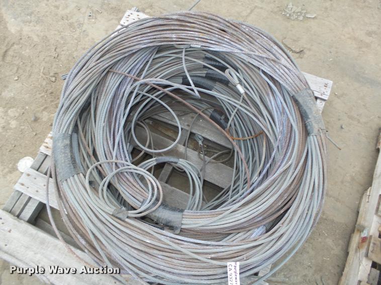 image for item CA9327 (54) rolls of 1/4" wire rope