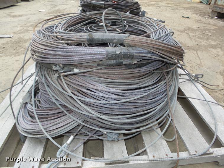 image for item CA9327 (54) rolls of 1/4" wire rope