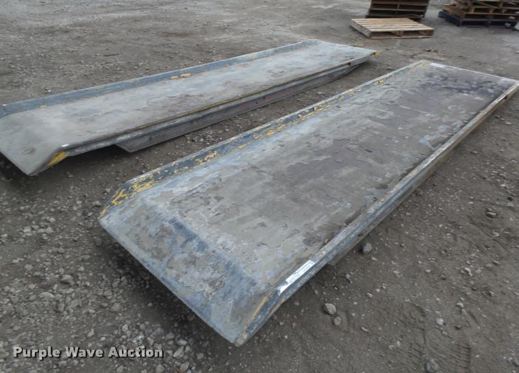image for item CA9328 (2) 14'L x 41"W aluminum ramps