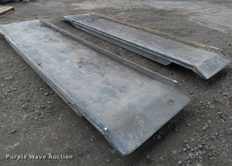image for item CA9328 (2) 14'L x 41"W aluminum ramps