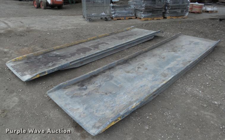image for item CA9328 (2) 14'L x 41"W aluminum ramps