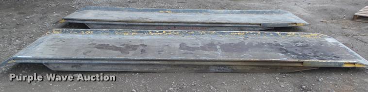 image for item CA9328 (2) 14'L x 41"W aluminum ramps