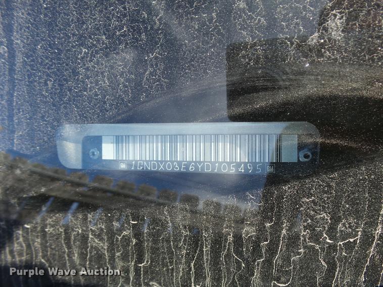image for item DA2072 2000 Chevrolet Venture van