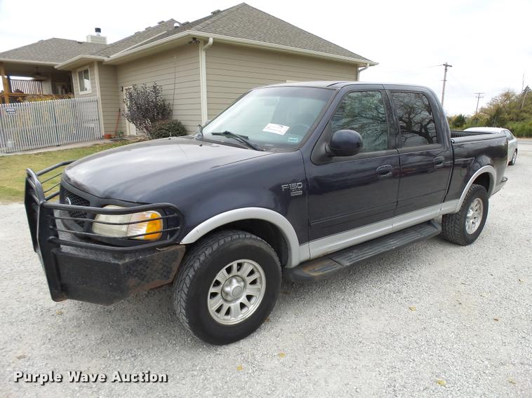 image for item DA2105 2001 Ford F150 SuperCrew pickup truck