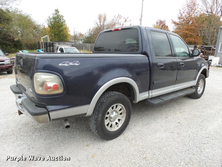 image for item DA2105 2001 Ford F150 SuperCrew pickup truck