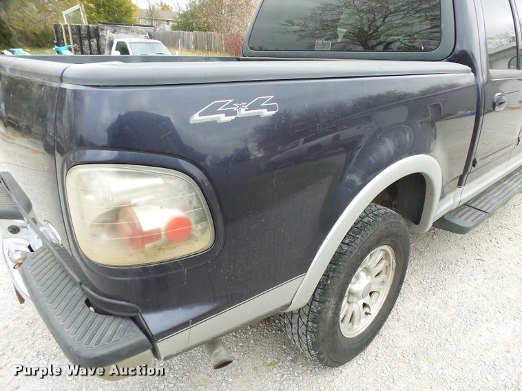 image for item DA2105 2001 Ford F150 SuperCrew pickup truck