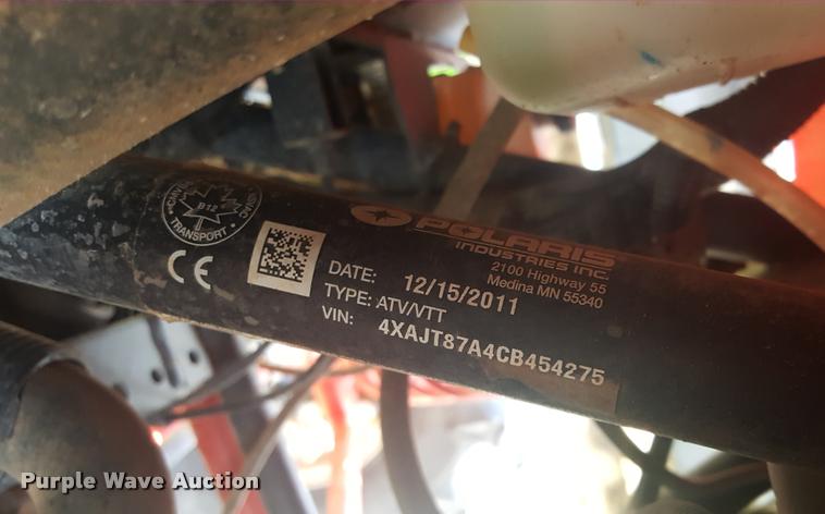 image for item DA2998 2012 Polaris RZR 900 EFI ATV