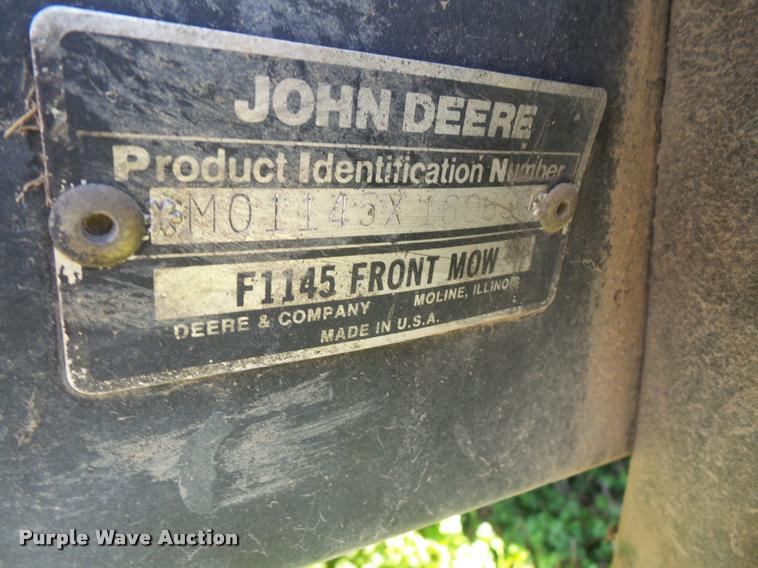 image for item DA3869 John Deere F1145 lawn mower
