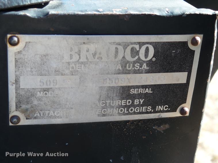 image for item DB4587 Bradco 509 backhoe attachment