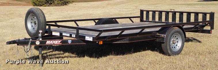 image for item DB4589 2014 Maxey utility trailer