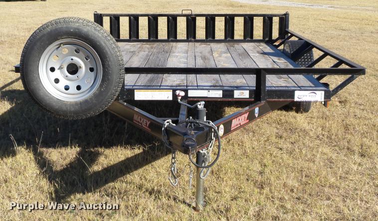 image for item DB4589 2014 Maxey utility trailer