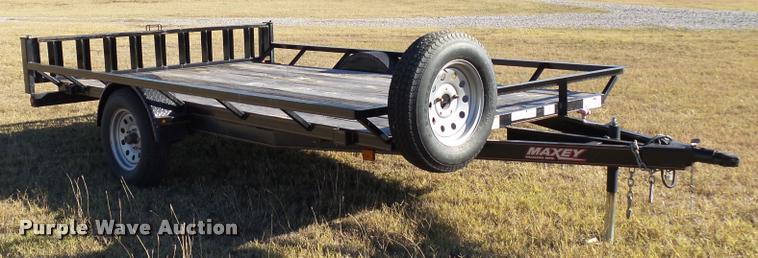 image for item DB4589 2014 Maxey utility trailer