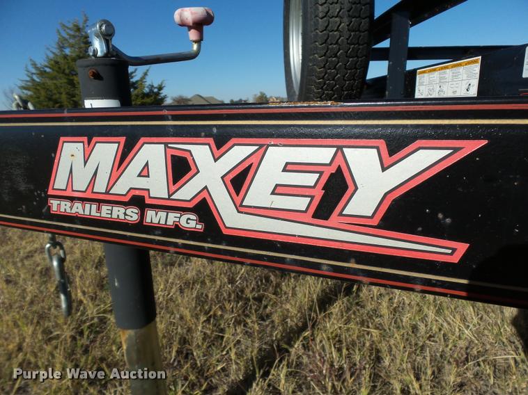 image for item DB4589 2014 Maxey utility trailer