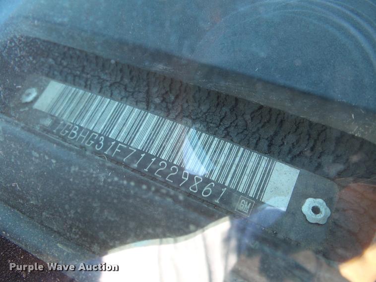 image for item DB5255 2001 Chevrolet Express 3500 delivery van