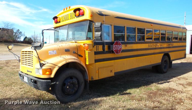 image for item DB5267 2001 International 3800 Blue Bird school bus