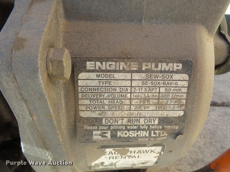 image for item J1588 Koshim trash pump