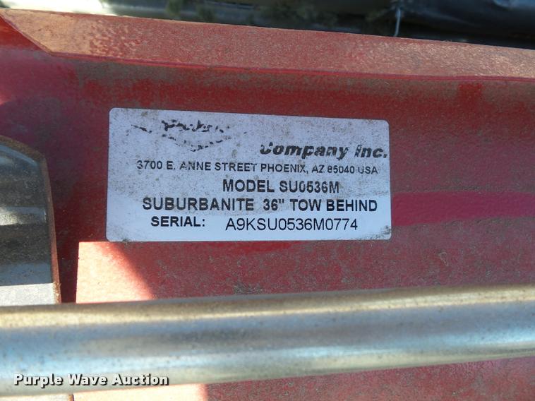 image for item J1591 Parker lawn sweeper