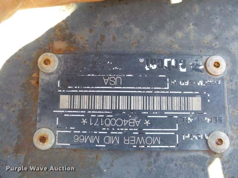 image for item J1600 Bobcat belly mower deck