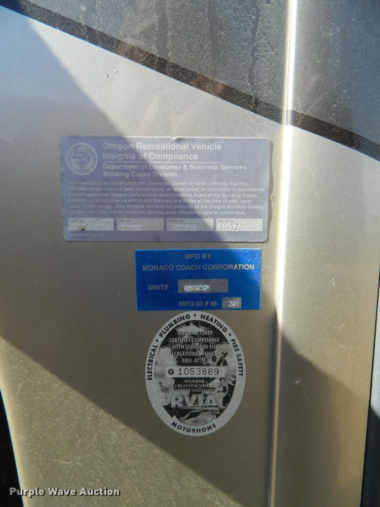 image for item J5035 2004 Monaco Dynasty Princess RV