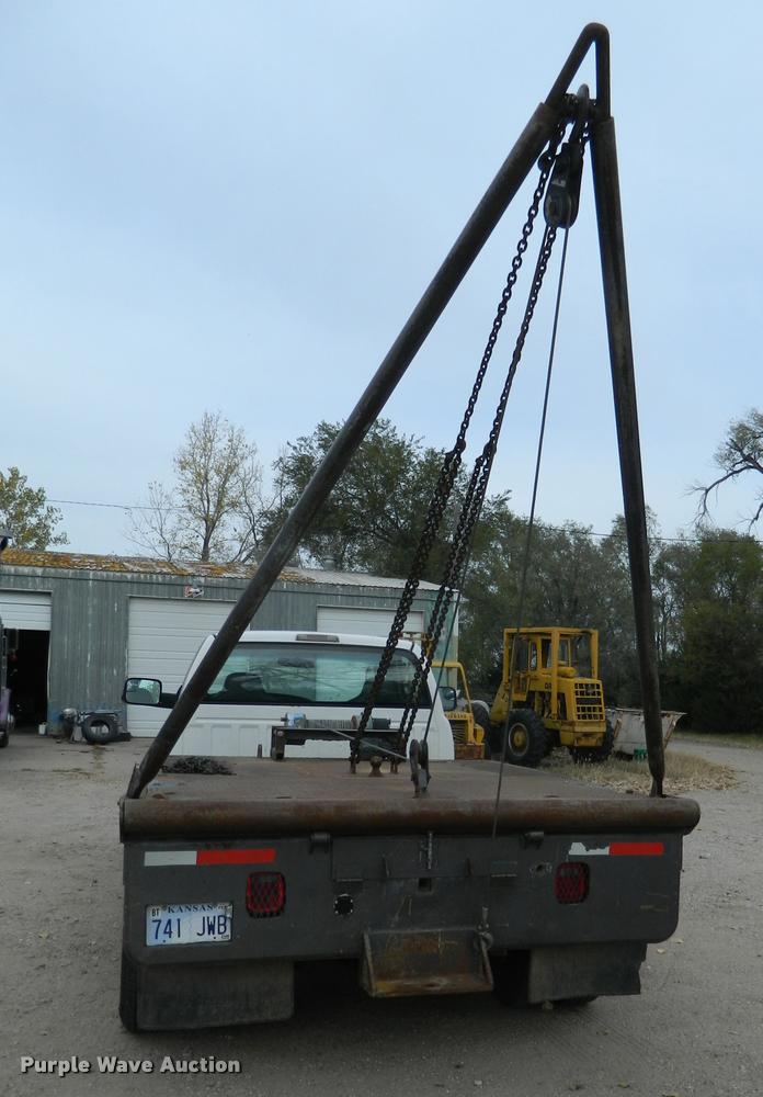 image for item J5055 2002 Dodge Ram 3500 flatbed pickup truck