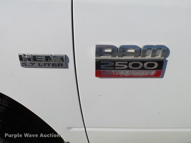 image for item K1037 2011 Dodge Ram 2500 Quad Cab pickup truck