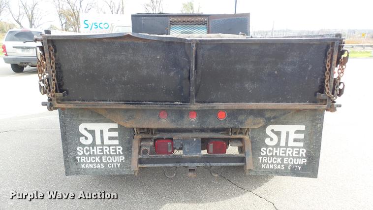 image for item K8101 1987 Ford F350 XL dump bed pickup truck