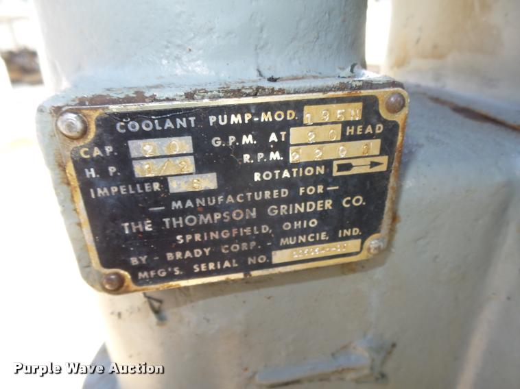 image for item L4122 Thompson B surface grinder