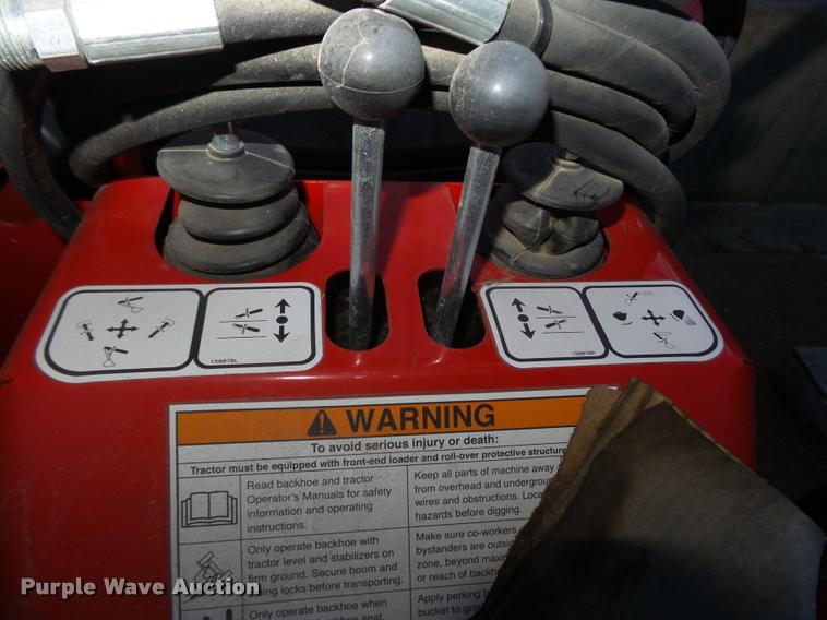 image for item L4158 2014 Massey-Ferguson CB10 backhoe attachment