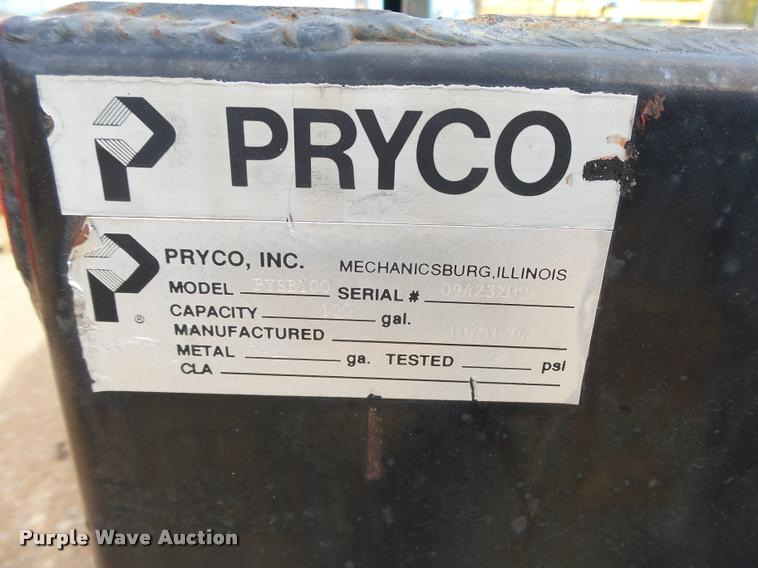 image for item L4160 1994 Pryco PYSB100 fuel tank