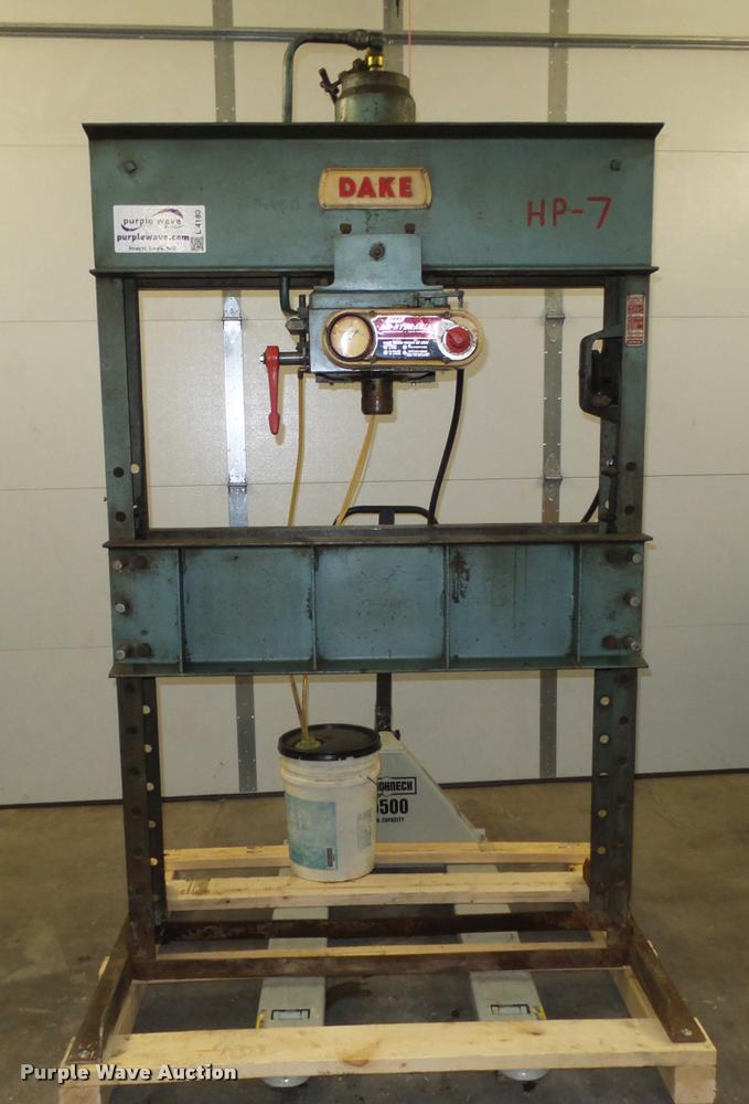 image for item L4180 Dake 6-475 press