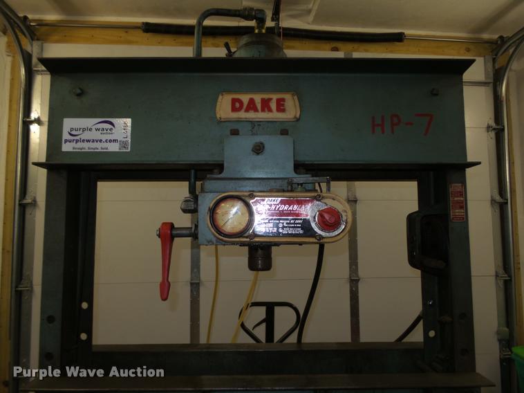 image for item L4180 Dake 6-475 press