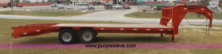 image for item L4776 2013 Lamar equipment trailer