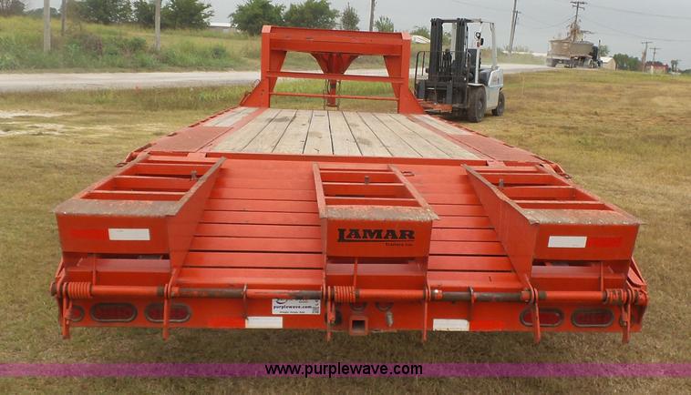 image for item L4776 2013 Lamar equipment trailer