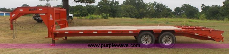 image for item L4776 2013 Lamar equipment trailer