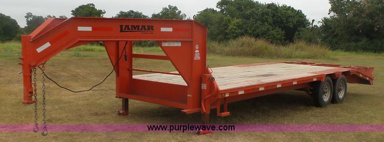 image for item L4776 2013 Lamar equipment trailer