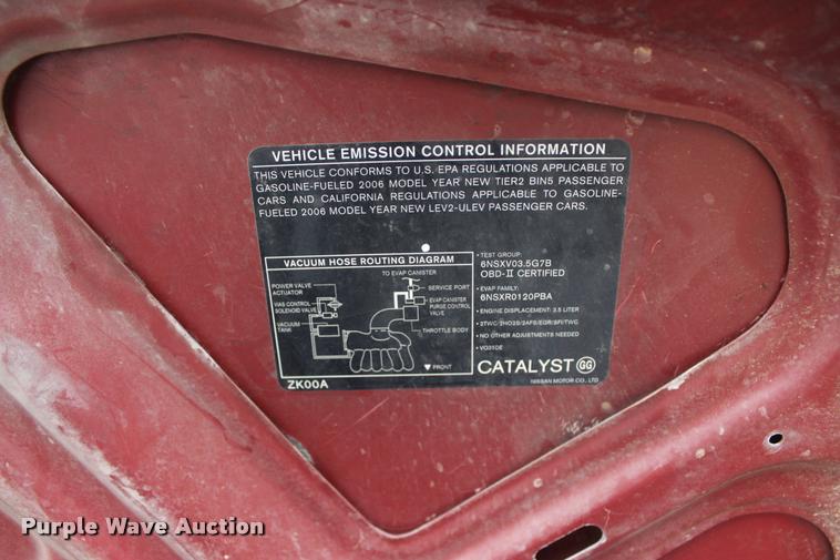 image for item L4873 2006 Nissan Maxima