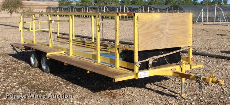 image for item L4881 Shop built nursery/plant trailer