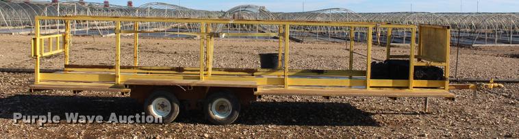 image for item L4881 Shop built nursery/plant trailer