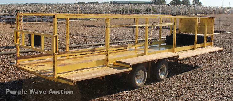 image for item L4881 Shop built nursery/plant trailer