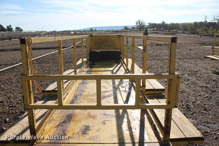 image for item L4881 Shop built nursery/plant trailer