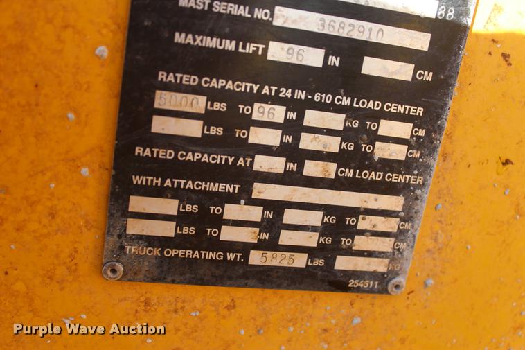 image for item L4900 Sellick TMF55 forklift