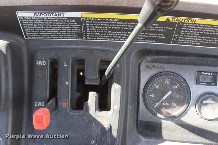 image for item L4911 2014 Kubota RTV1140CPX utility vehicle