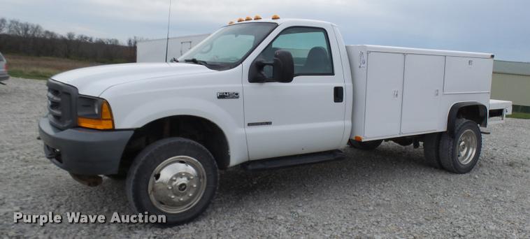 image for item L7172 2002 Ford F450 Super Duty XL utility truck