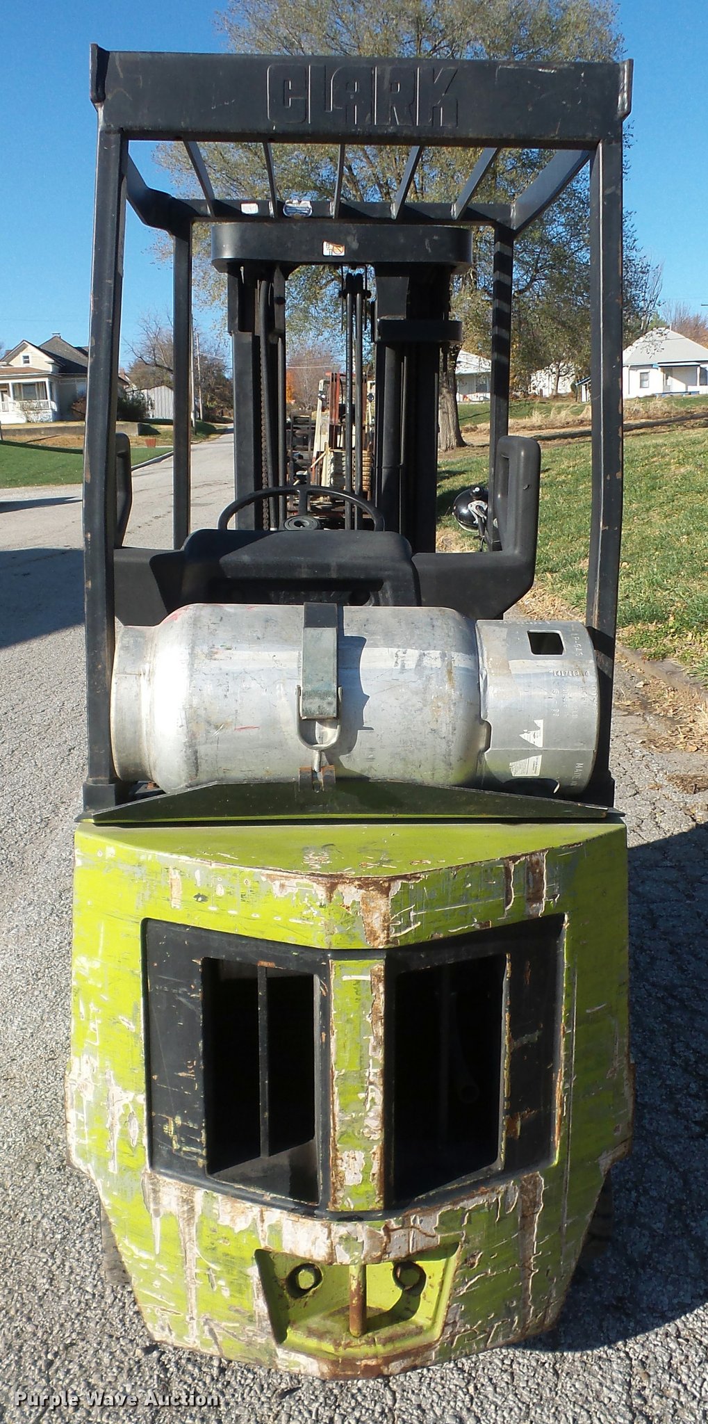 Clark GCS15 forklift in Highland, KS Item DA3827 sold Purple
