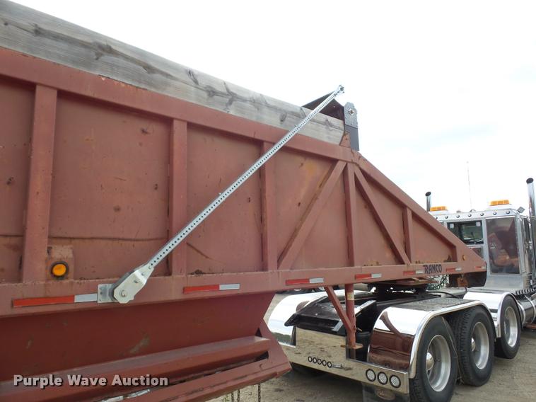 image for item AX9056 1988 Ranco bottom dump trailer
