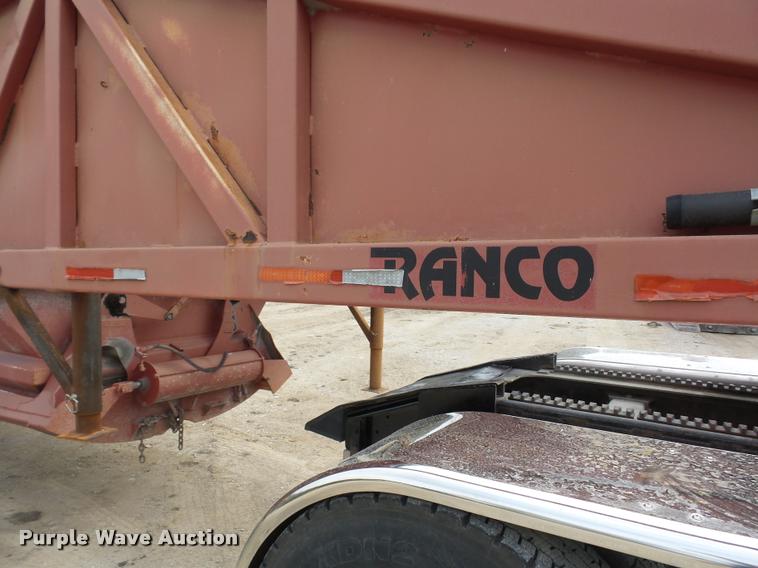 image for item AX9057 1988 Ranco bottom dump trailer