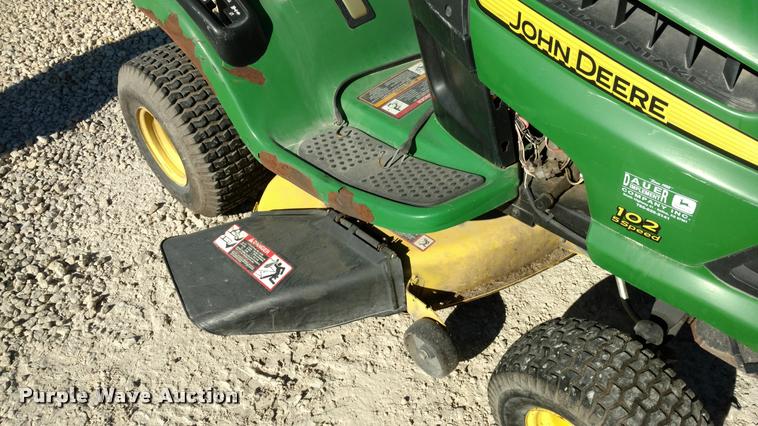 image for item BU9859 John Deere 102 lawn mower